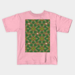 Unique hydrangea flower pattern. Kids T-Shirt